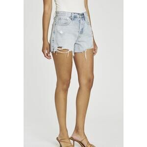 Pistola‎ Nova High Rise Relaxed Cut Off Shorts in Moonlight Size 26